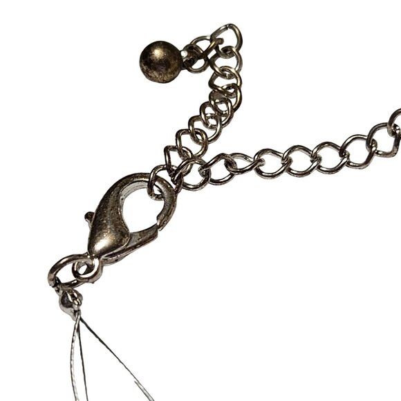 Elegant Pink White Beaded Multi Strand Statement Necklace Fashion Jewelry Women - Picture 4 of 6